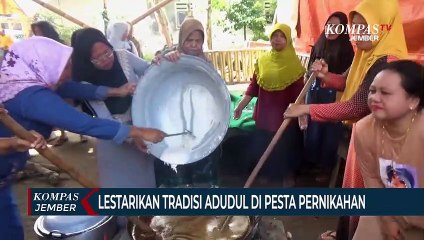 Tradisi Adudul di Pesta Pernikahan Perkuat Kebersamaan