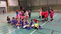 Remise des coupes U11 tournoi en salle