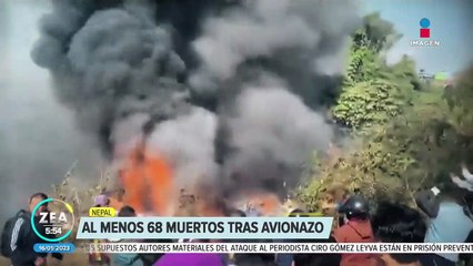 Al menos 68 personas murieron mueren tras avionazo en Nepal