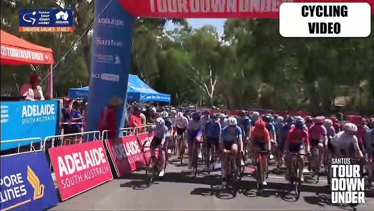 Highlights | Stage 2 Women's Tour Down Under 2023