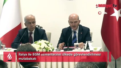 İtalya ile EGM uzmanlarının ülkede görevlendirilmesi mutabakatı