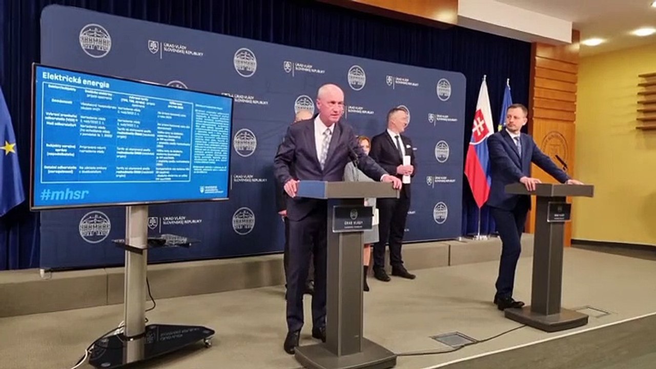 ZÁZNAM: Premiér: Zálohy sa nastavia pre malé firmy podľa zastropovaných cien energií