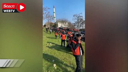 Kuryeler İstanbul’da iş bıraktı, yollara düştüler