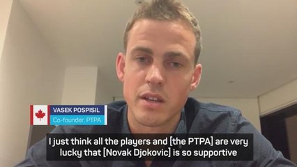Players 'lucky' Djokovic stuck his neck out - Pospisil