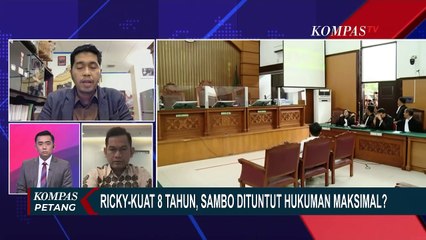 Ricky Rizal dan Kuat Ma'ruf Dituntut Penjara 8 Tahun, Akankah Sambo Dituntut Hukuman Maksimal?