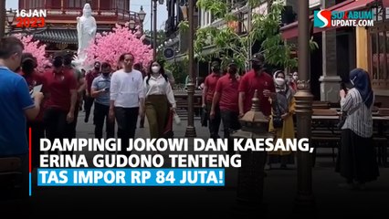 Dampingi Jokowi dan Kaesang, Erina Gudono Tenteng Tas Impor Rp 84 Juta!