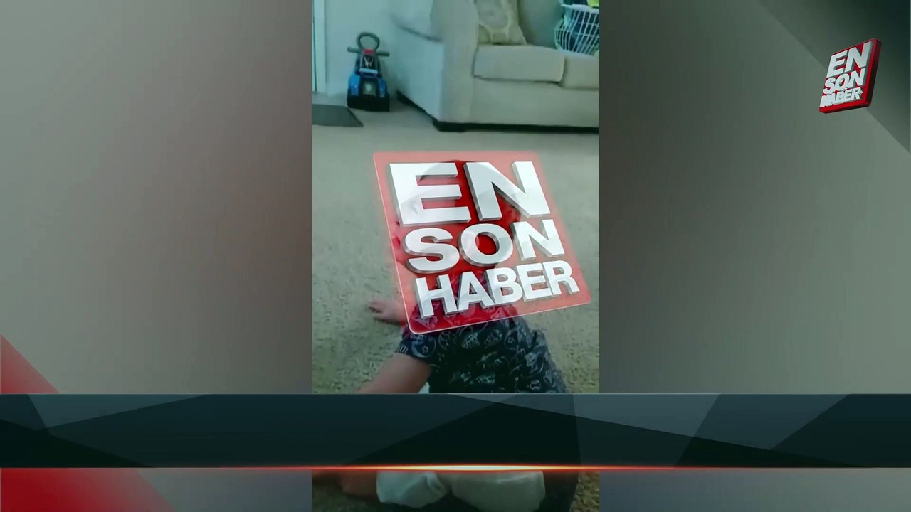 Efektli halinden korkan ufaklık