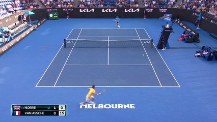 Norrie - Van Assche - Les temps forts du match - Open d'Australie