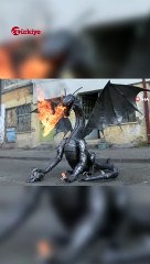 Sivaslı Ejderhayı Görenler Gözlerine İnanamadı #shorts #ejderha #sivas