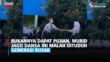 Bukannya Dapat Pujian, Murid Jago Dansa ini Malah Dituduh Generasi Rusak