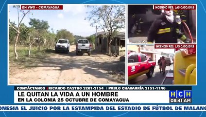 ¡Le quitan la vida a hombre en col. 25 de Octubre, Comayagua!