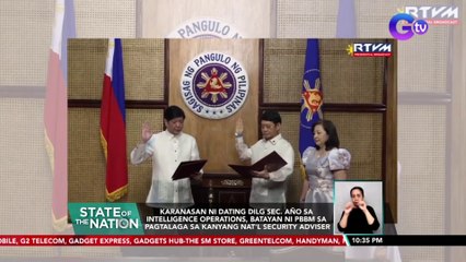 Karanasan ni Dating DILG Sec. Año sa Intelligence Operations, batayan ni PBBM sa pagtalaga sa kanyang Nat'l Security Adviser | SONA