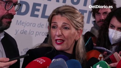 Yolanda Díaz ve con buenos ojos la mesa de partidos que propone IU y celebra que quiera “sumar”