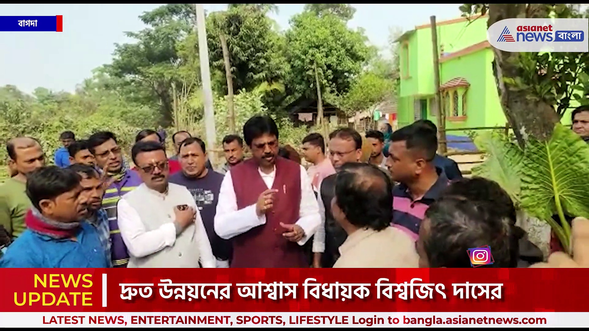 দলবদল নিয়ে গ্রামবাসীদের ক্ষোভের শিকার 'দিদির দূত' বিধায়ক বিশ্বজিৎ দাস