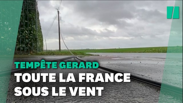 Tempête Gérard : des vents à plus de 150 km/ et au moins 90.000 foyers privés d'électricité