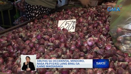 Sibuyas sa Occidental Mindoro, nasa P8-P15/kg lang binili sa ilang magsasaka | Saksi