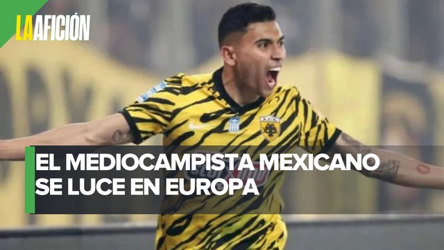 ¡On Fire! Orbelín Pineda marca gol en el triunfo del AEK Atenas en la Superliga de Grecia