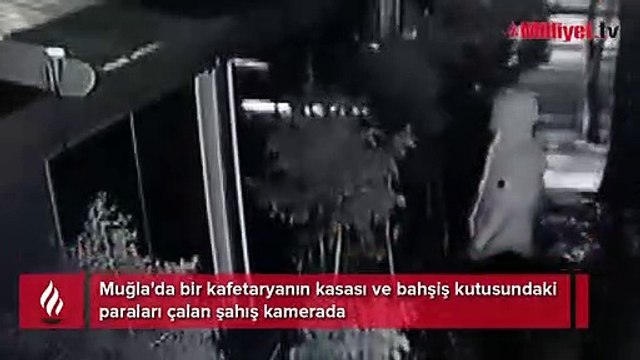 Kasa ve bahşiş kutusundan para çaldı! O anlar anbean kaydedildi