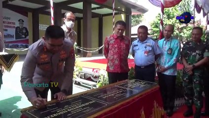 Peresmian Gedung Bag Logistik Satlantas dan Polsubsektor Sidorejo Polres Magetan