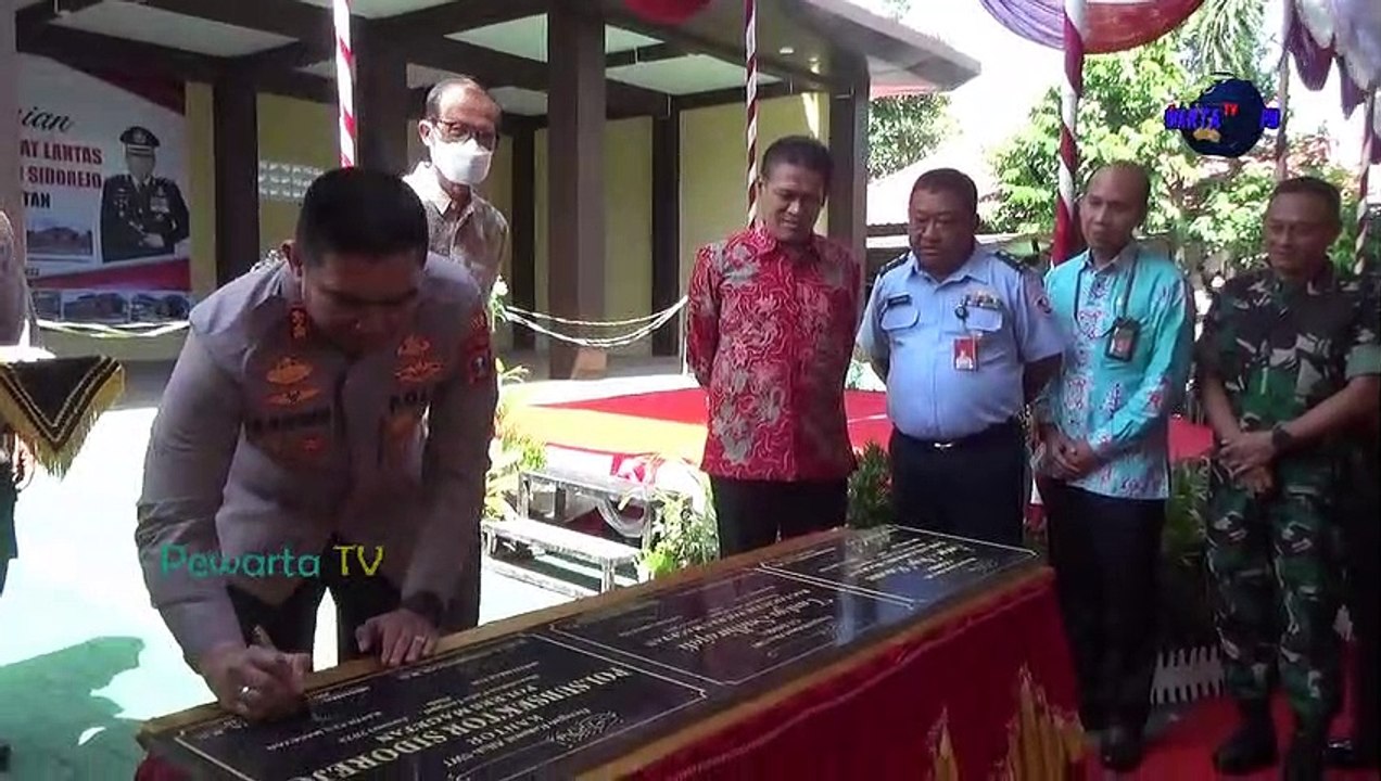Peresmian Gedung Bag Logistik Satlantas dan Polsubsektor Sidorejo Polres Magetan