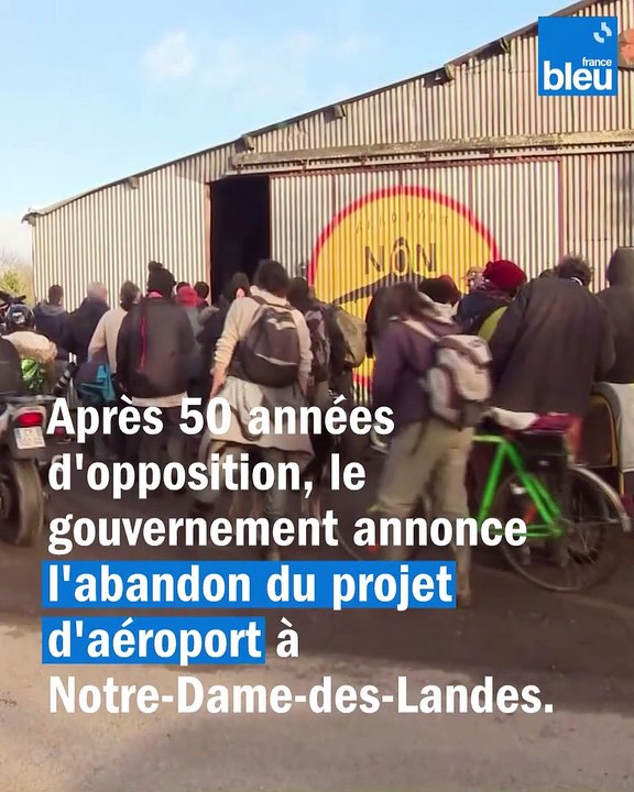 NotreDamedesLandes il y a 5 ans, le projet d'aéroport était