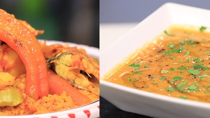 Couscous au poisson et légumes , Soupe de potiron - koujinetna Haka 02 EP 69