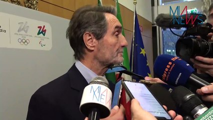 Olimpiadi Milano-Cortina 2026, Fontana: "Preoccupazioni per opere superata"
