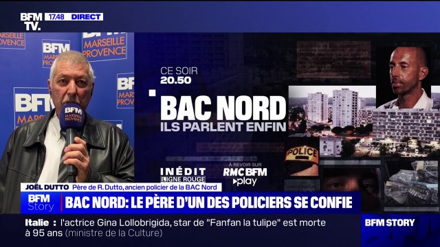 Je n'aurais pas pu supporter que mon fils soit un voyou explique Joël Dutto, père de R. Dutto, ancien policier de la BAC Nord