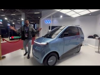 Auto Expo 2023 | Vayve EVA | India's 1st Solar Mini Car | Arun Teja | TELUGU DriveSpark