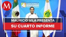 Vila presenta cuarto informe como gobernador de Yucatán; 