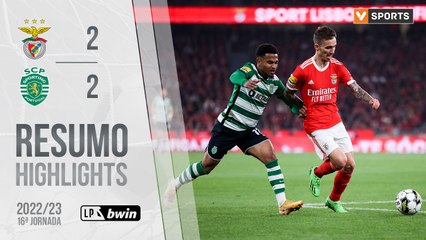 Highlights: Benfica 2-2 Sporting (Liga 22/23 #16)