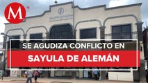 Golpean a empleados que se mantienen en huelga en Sayula de Alemán