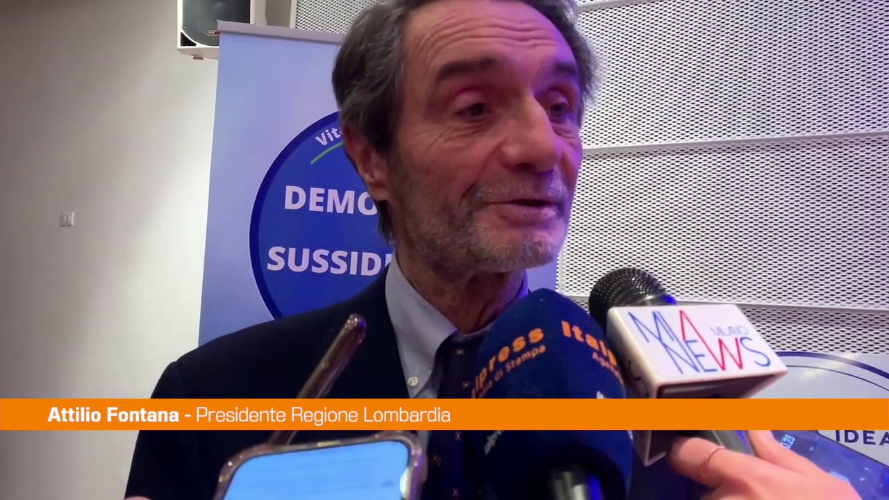 Autonomia, Fontana "Bugie Majorino, progetto va avanti"