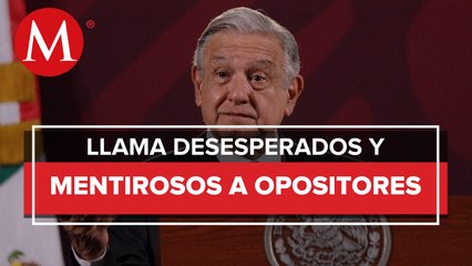 "Es mentira": AMLO descarta haberse reunido con la ministra Yasmín Esquivel o con su esposo