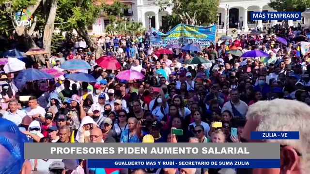 Profesores universitarios en el Zulia piden aumento salarial - 16Ene @VPItv