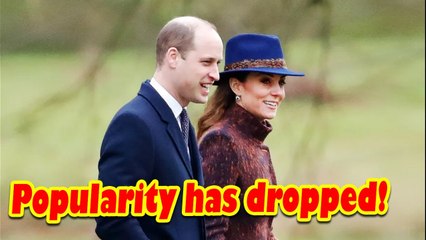 Kate Middleton and Prince William's popularity 'dropping due to Harry'