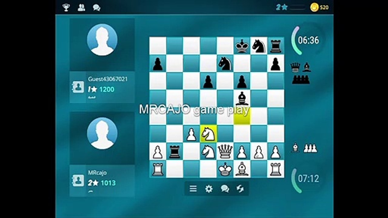 the first chess game online فيديو Dailymotion