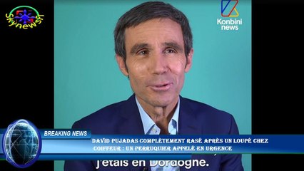 David Pujadas complètement rasé après un loupé chez  coiffeur : un perruquier appelé en urgence