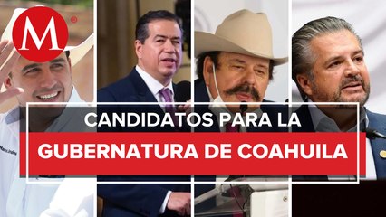 Estos son los candidatos registrados para la gobernatura de Coahuila