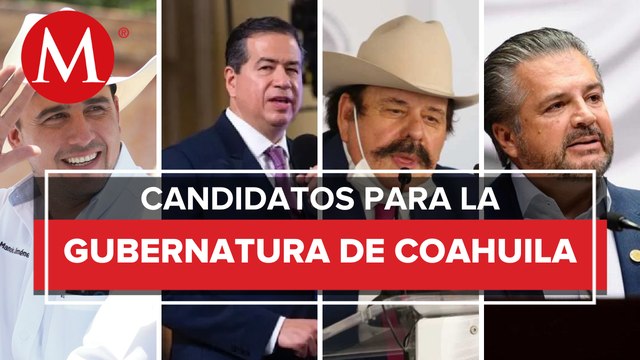 Estos son los candidatos registrados para la gobernatura de Coahuila