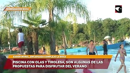 Piscina con olas y tirolesa, son algunas de las propuestas para disfrutar del verano