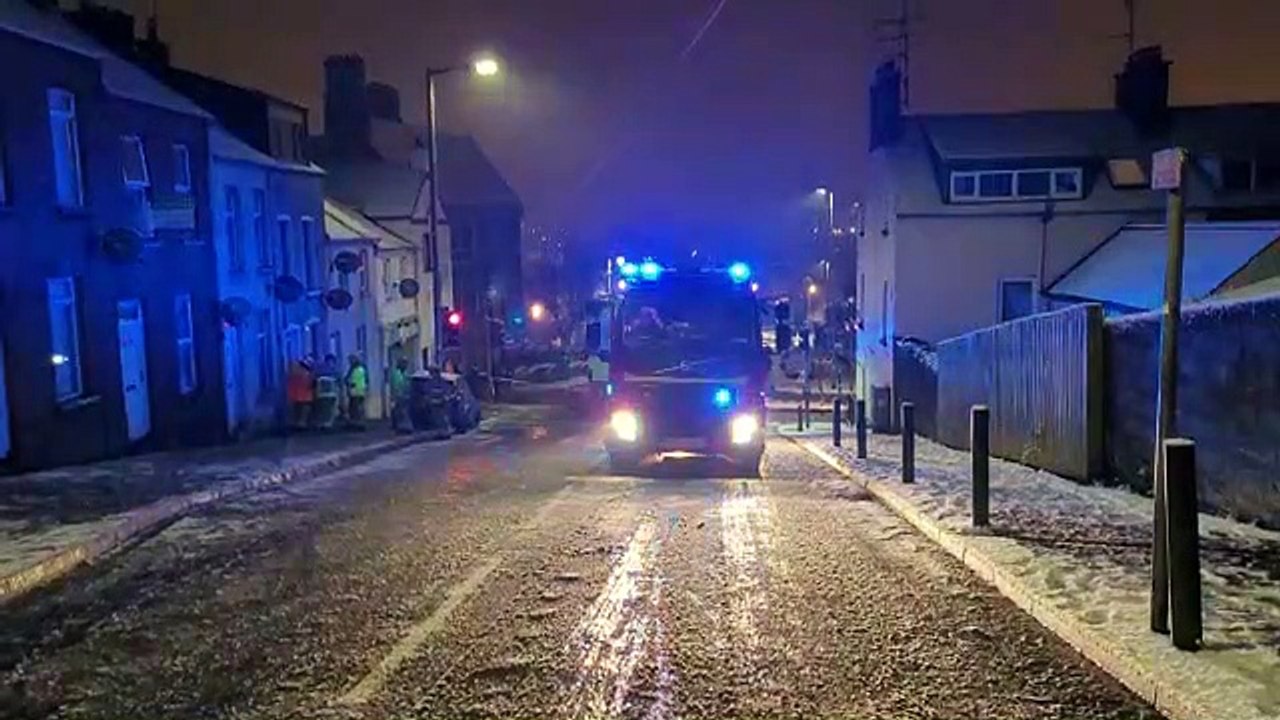 Creggan Road in Derry closed as NI FRS deal with an ongoing issue