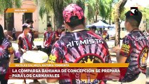 La comparsa Bahiana de Concepción se prepara para los carnavales