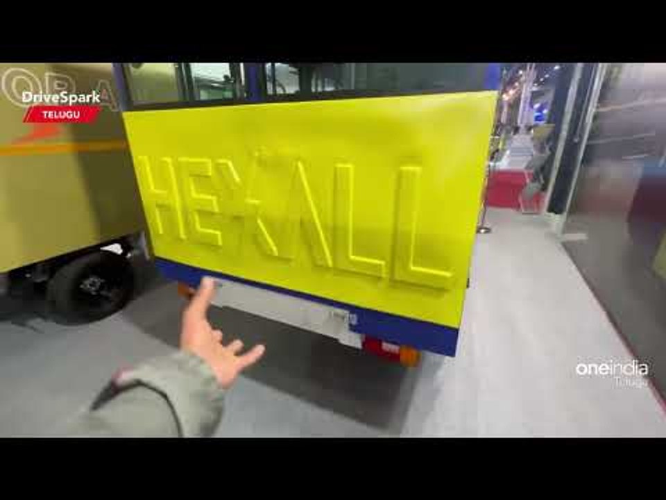 Auto Expo 2023 | Hexall Mammoth Hop EV Walkaround | Arun Teja | TELUGU DrivSpark