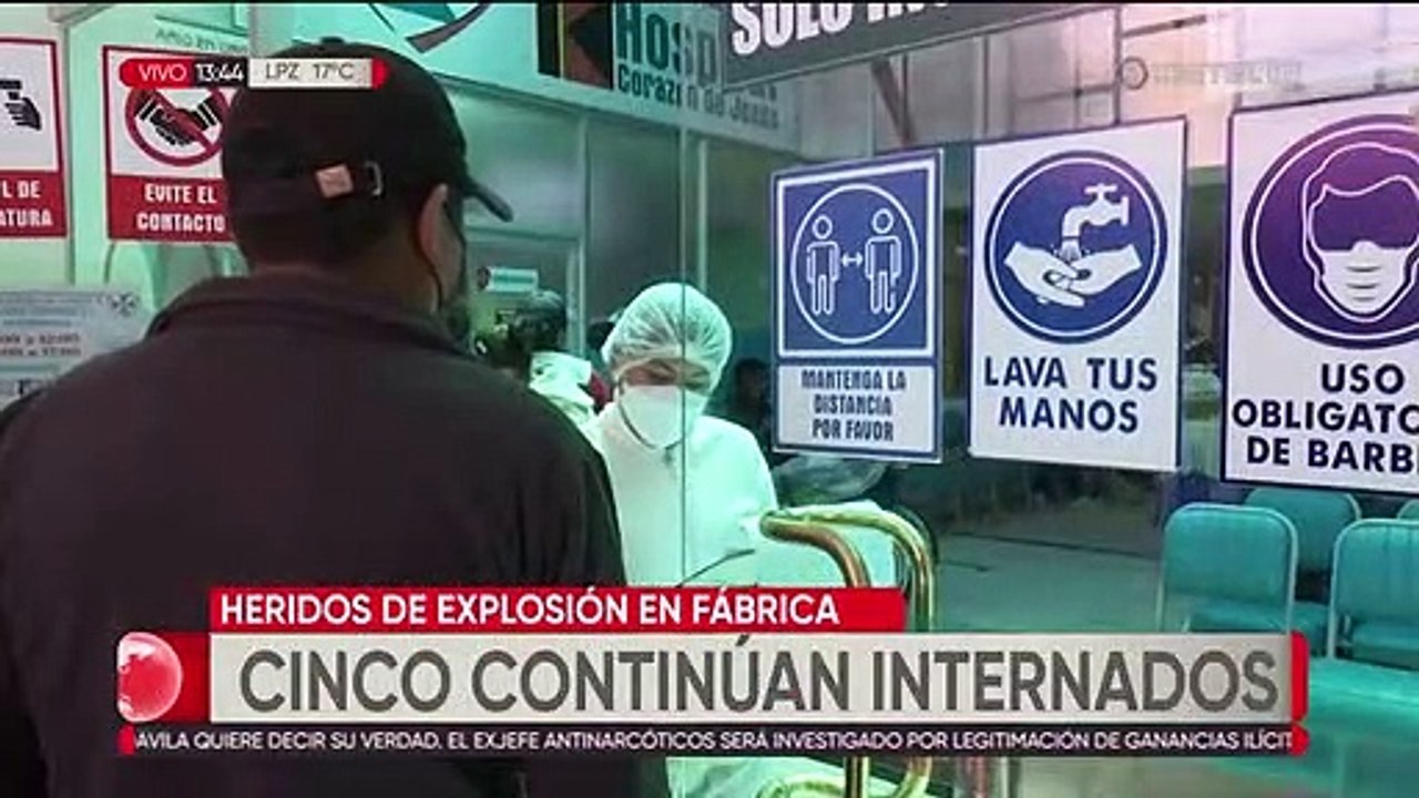 Explosión en fábrica: Uno de los heridos será operado y otro está en terapia intermedia por quemaduras