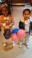 Akshu wishing Happy Birthday to Duggu on her 5th birthday -dm