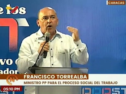 Min. Francisco Torrealba Estamos en un proceso difícil, pero estamos dando lo mejor