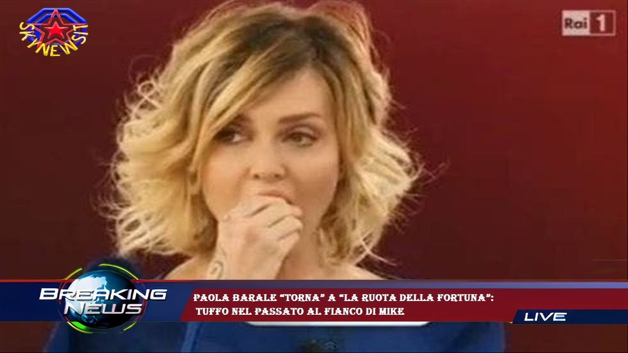 Paola Barale “torna” a “La Ruota della Fortuna”:  tuffo nel passato al fianco di Mike