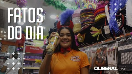 Descargar video: Centro comercial de Belém ainda tem baixa movimentação na procura de itens para o carnaval