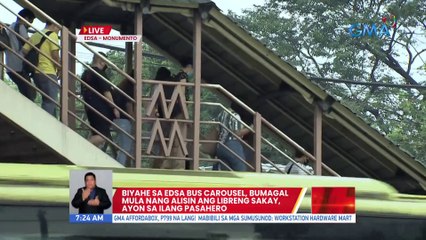 Biyahe sa EDSA Bus Carousel, bumagal mula nang alisin ang libreng sakay, ayon sa ilang pasahero | UB